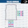 guias-tallas-hombre guias tallas camisetas