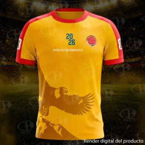 Camiseta Colombia Mundial 2026 Personalizada | Diseño Conmemorativo
