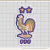 escudo-seleccion-francesa-futbol-1 Escudo de Francia Archivo de Bordado EMB para Wilcom – Descarga Instantánea